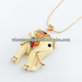 Rhinestone Elefante Colares Jóias Cristal Colares FN126